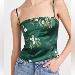 Reformation Overland Silk Top in Buena